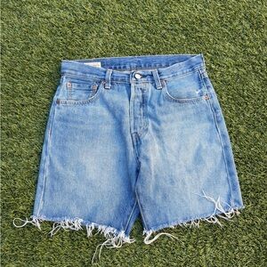 Men's Blue Denim Shorts